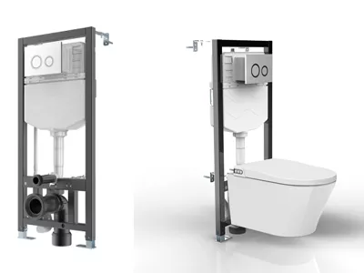 Smart Toilet with Concealed Cistern