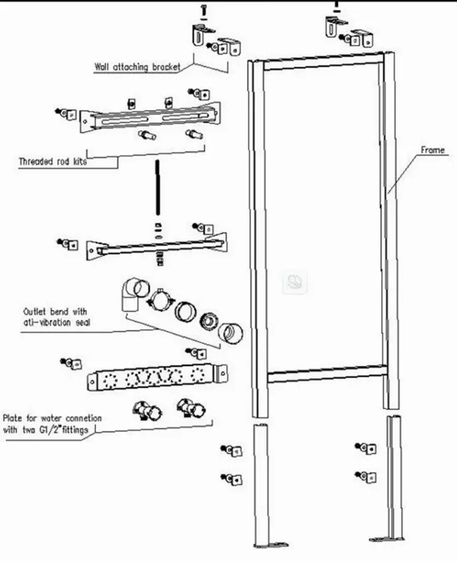 concealed cistern frame concealed cistern frame
