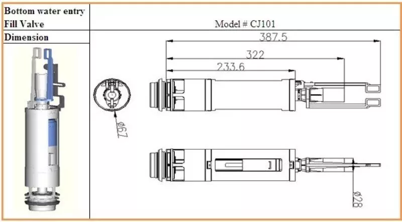 quiet fill cistern valve quiet fill cistern valve