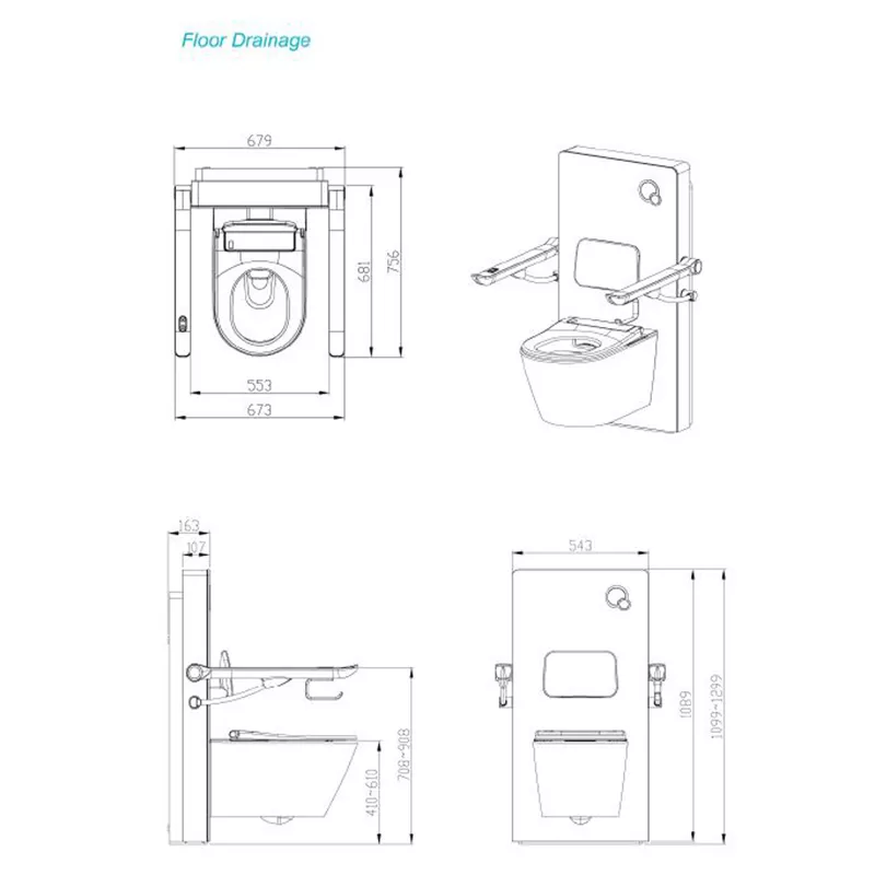 Toilet Lifter floor drainage Toilet Lifter floor drainage