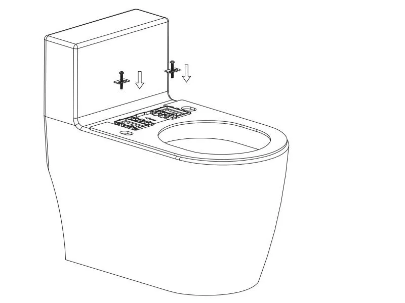 D Shape shower bidet Toilet D Shape shower bidet Toilet