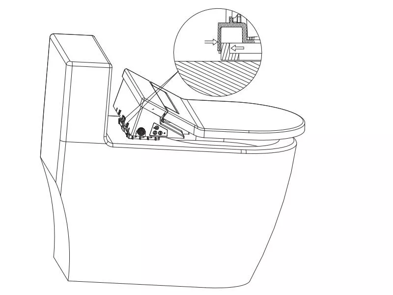 Big wash volume bidet Toilet Big wash volume bidet Toilet