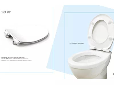 Quick-release toilet seats Quick-release toilet seats