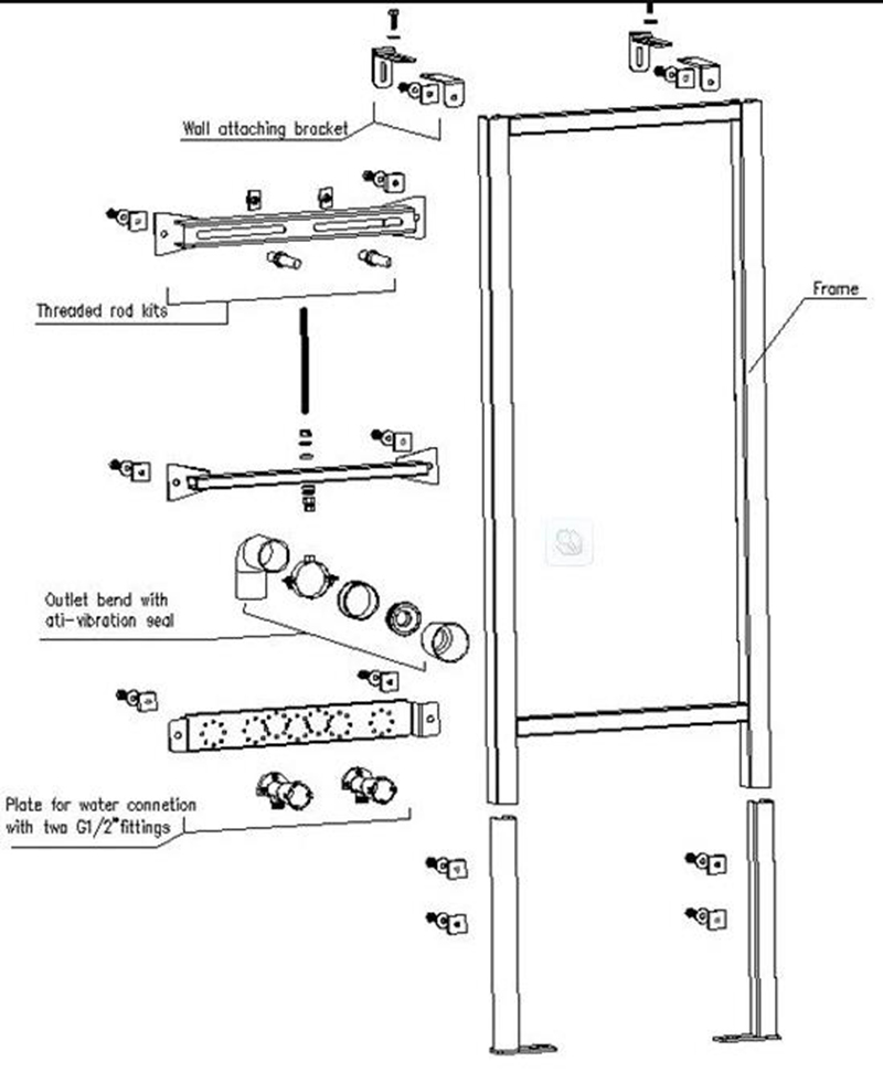 concealed cistern frame