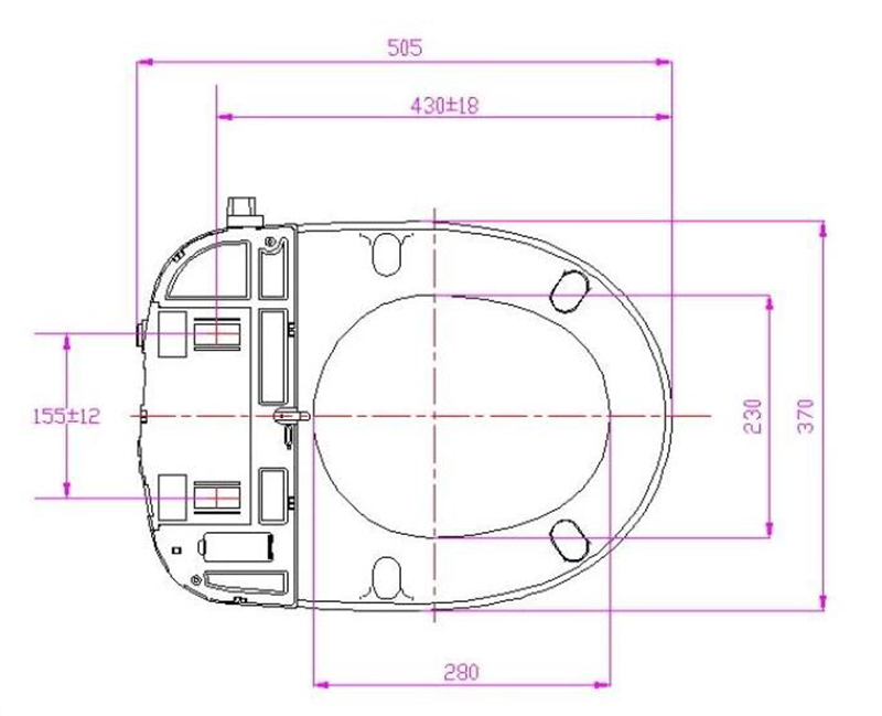 non-electric bidet toilet seat