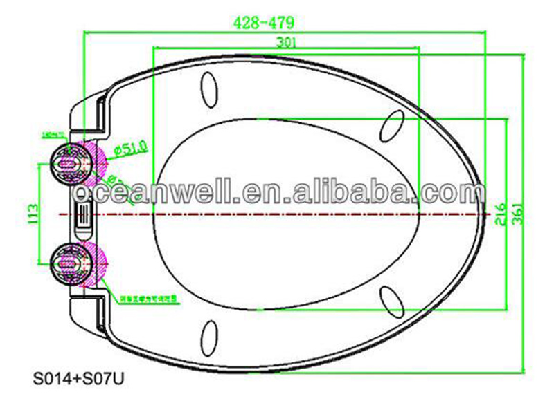 soft close quick release toilet seat