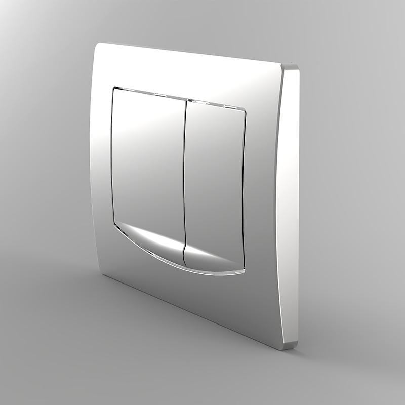 in wall concealed cistern flush plate