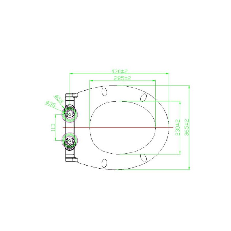 auto closed toilet seat cover