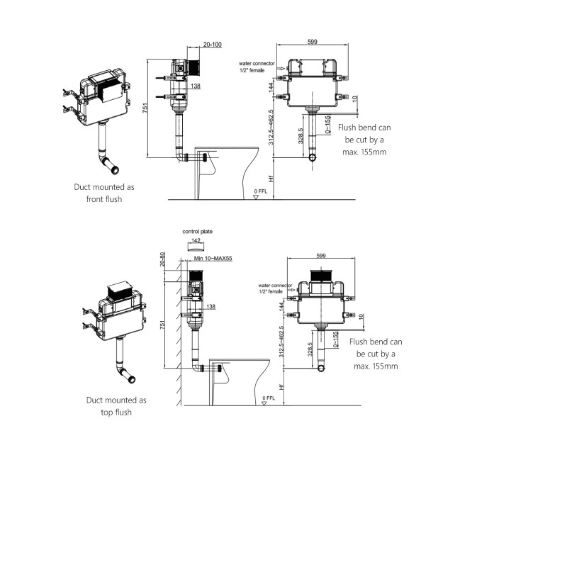 concealed cistern