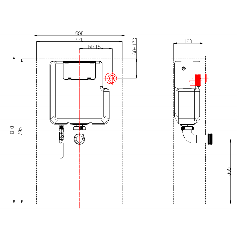 pneumatic cistern