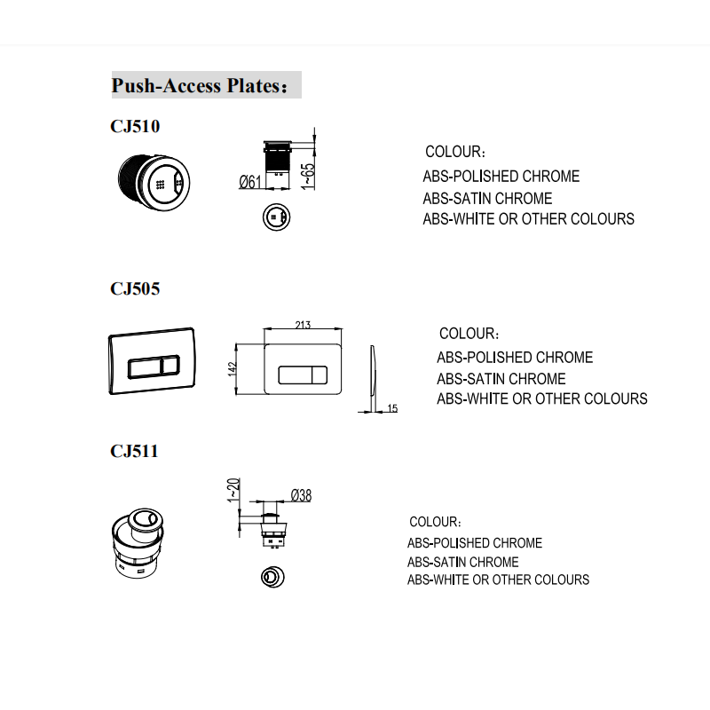 flush plate cistern faceplate