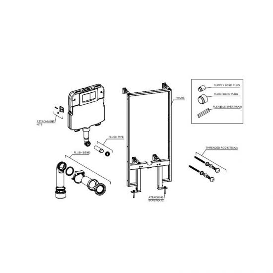 bathroom conceal cistern