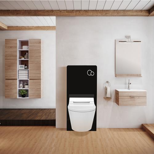 electric bidet seat with cabinet cistern