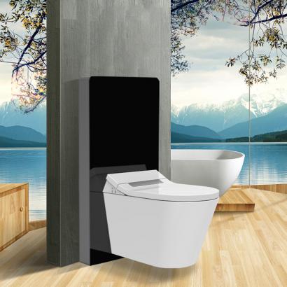 electric bidet seat with cabinet cistern