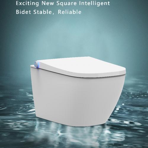 Square shape bidet toilet seat