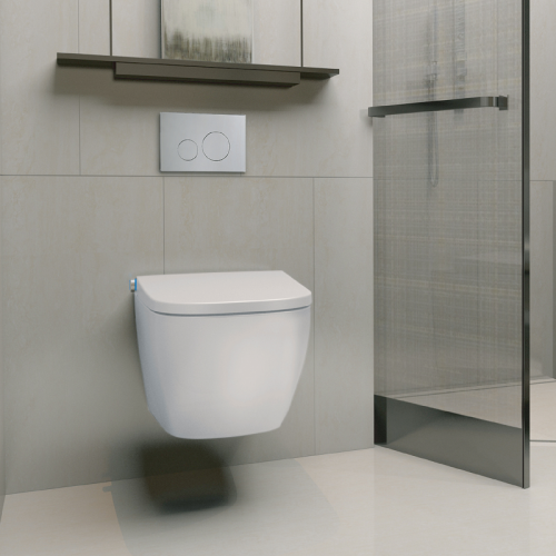 Square shape bidet toilet seat