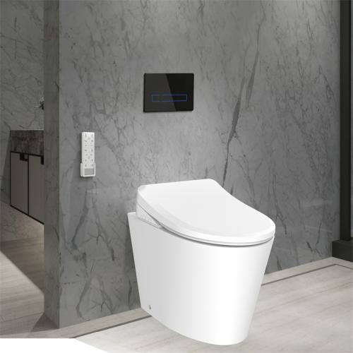 Electronic bidet soft closed seat cover