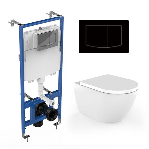 Ceramic toilet with conceal cistern