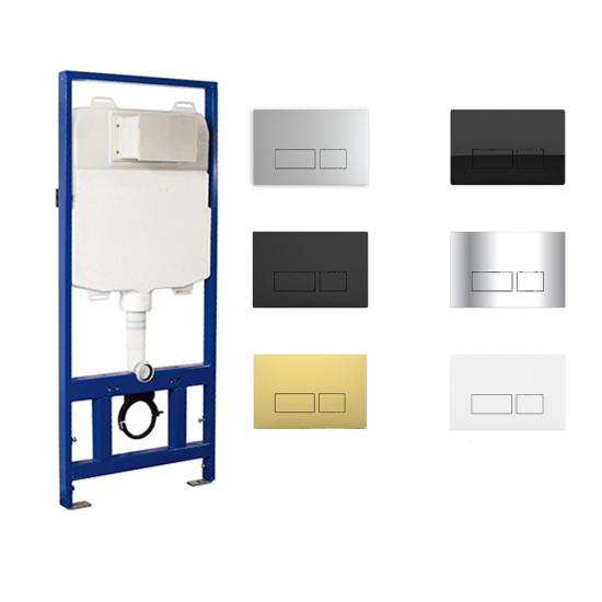 concealed cistern flush plate