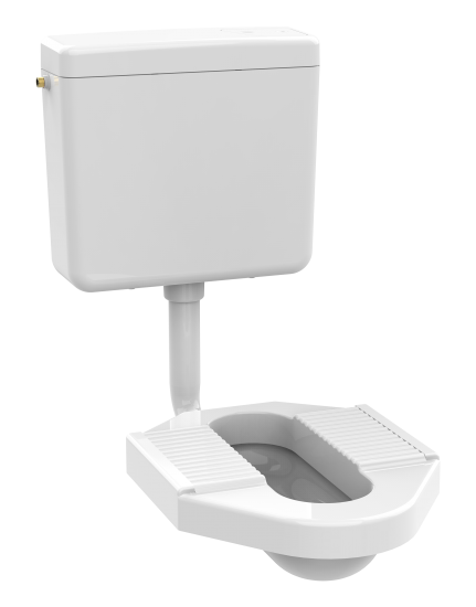 exposed cistern