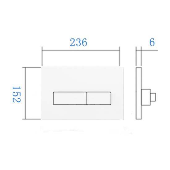 Flush Plate Button