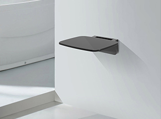 Enjoy your bath with a wall-mounted shower seat