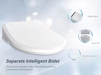 Oceanwell E552 Smart Toilet Seat: Side Button Control and Extended Design Redefine Hygiene