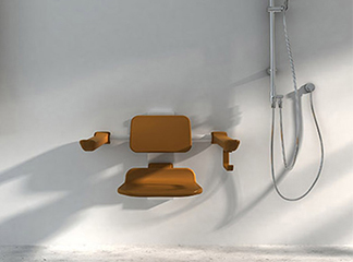 Oceanwell Shower Seat with Adjustable Armrest